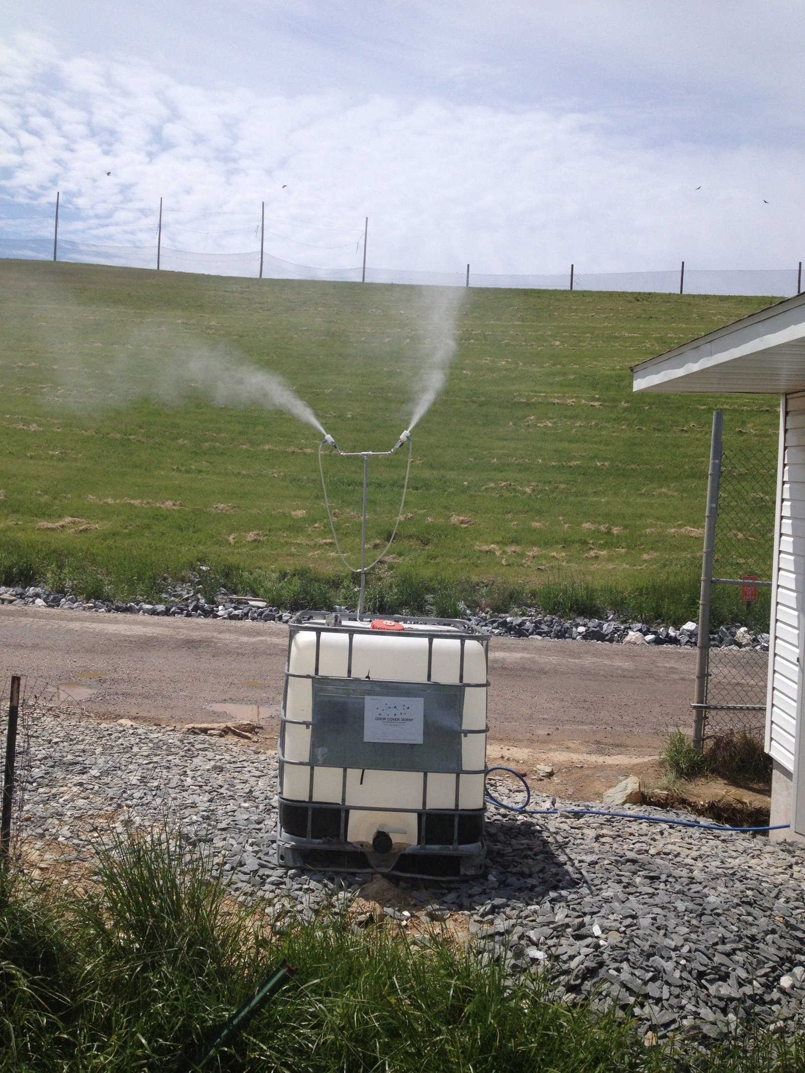 Air Care odor control installation
